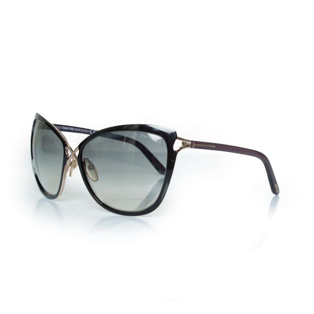 Tom Ford, butterfly Celia sunglasses in purple - Picture 2 of 8